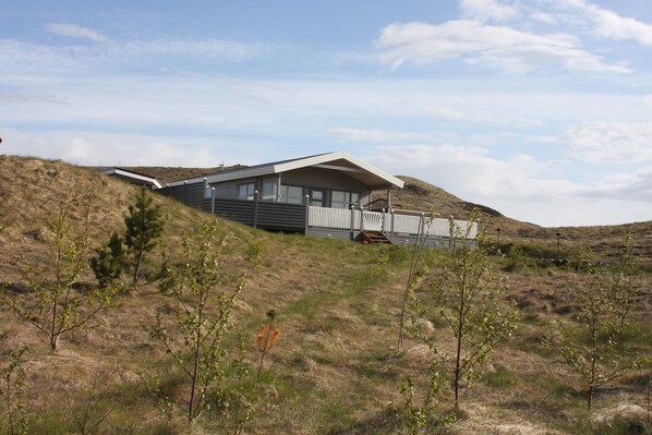 View to south east - Front of the house