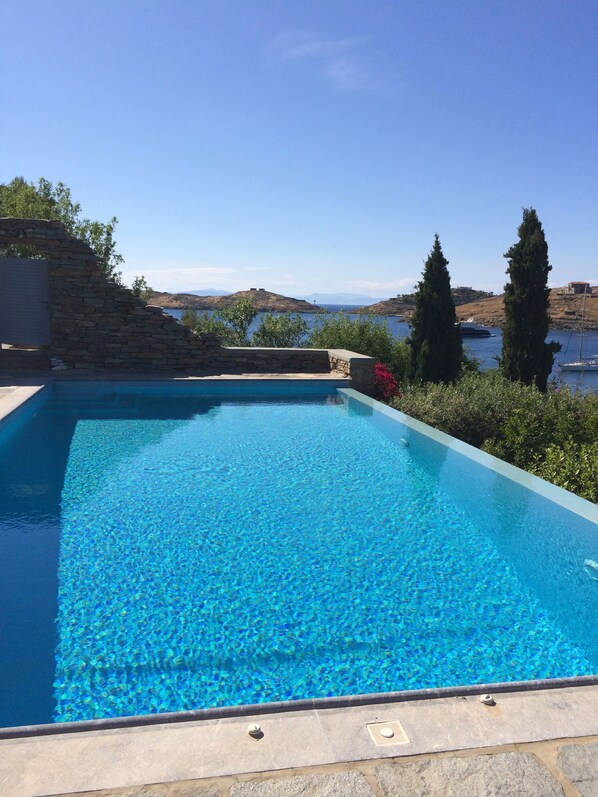 Pool med utsikt.