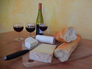 Try the local wines and cheese.