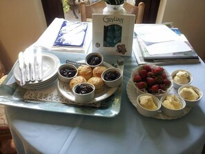 Cream tea available to all our weekly stay guests.