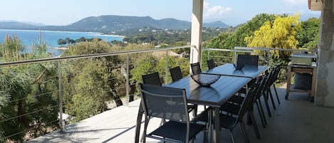 Terrasse avec vue mer 