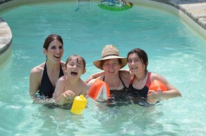 Fun in the swimming pool