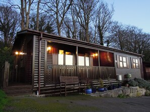 The lodge in winter