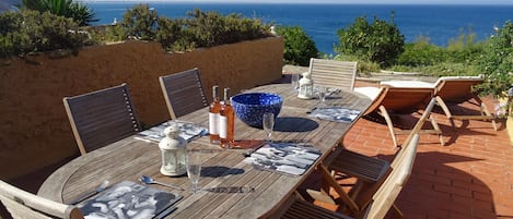 Lunch on the terrace