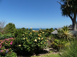 Garden and sea view