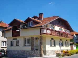 The chalet in the summer
