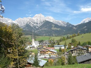 Looking over the village.