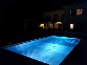 Pool at night 