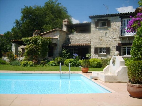 Villa and pool