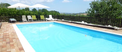 swimming pool with view