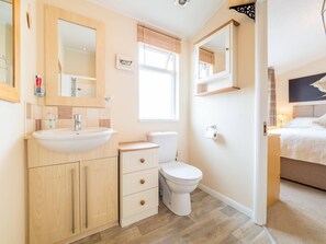 En suite shower room for the king size room