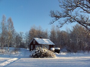 Stugan på vintern