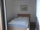 Chambre avec excellent confort de couchage, Lit 140 x 200