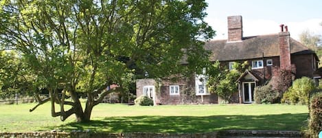 Back of Bibleham with Magnolia Tree