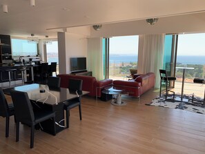 Stunning sea views from every window in the apartment
