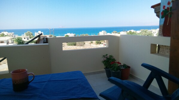 Michael's studio amazing view near 
Matala near sea south Crete