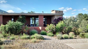 House from the pool