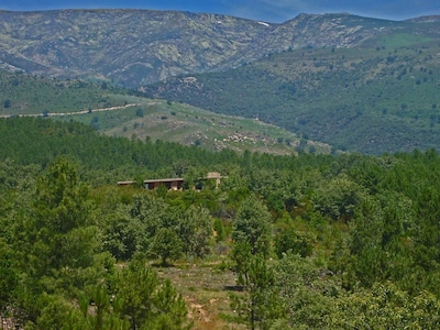 Spectacular villa with pool and impressive views in lush nature close to Madrid