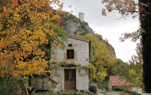 Outside view with Podpeč tower