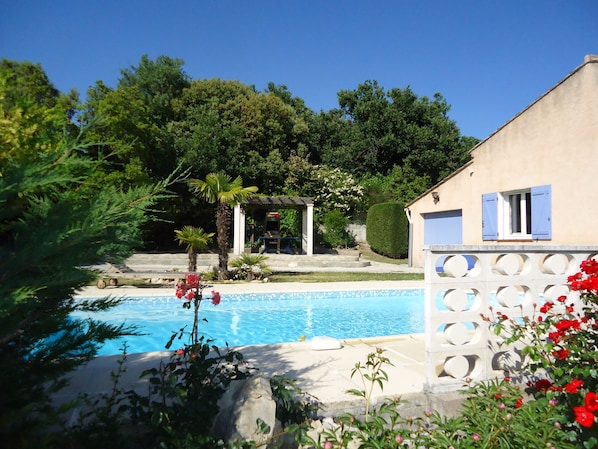 piscine et jardin