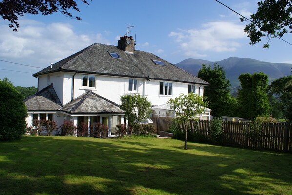 Rear of Riggside with Skiddaw behind