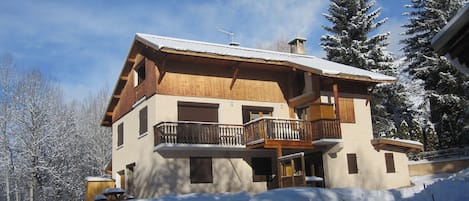 Chalet en hiver
