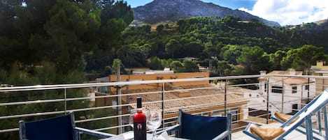 Marvellous  terrace with wonderful views