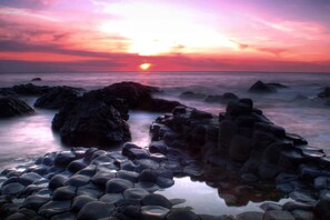 The spectacular Giant's Causeway is just 10 miles from Copperpot Cottage.