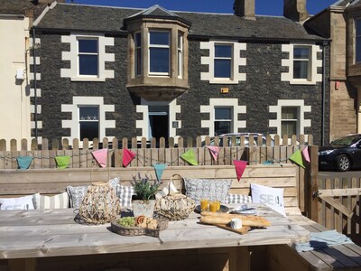 Beach House in Elie with fantastic Sea Garden