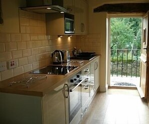 Kitchen with a great view