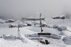 looking down to the lift station