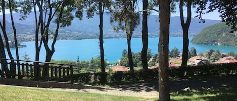 View of Lake Annecy from the apartment