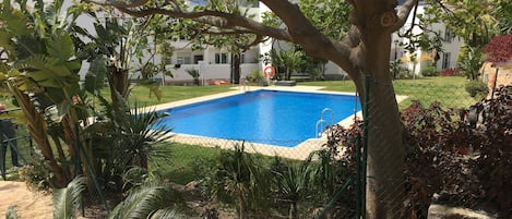 One of 4 swimming pools just 2 minutes walk away! A small peace of Heaven!  