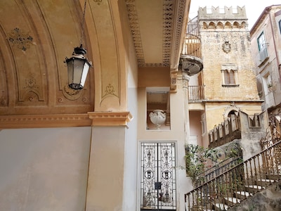 view of the palazzo from the courtyard 