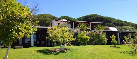 The 3 houses together, main house above and Poniente and Levante below