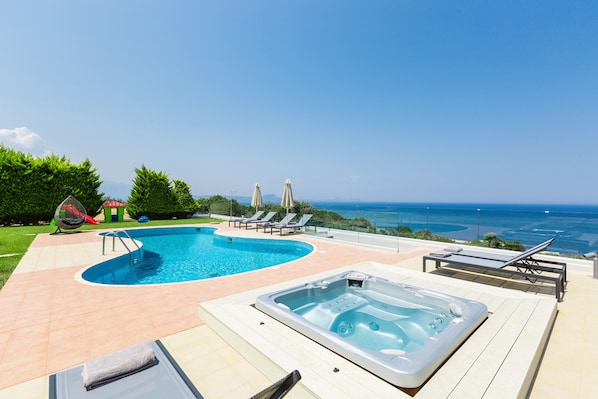 Villa Kosta Mare offers stunning sea views from the pool terrace!