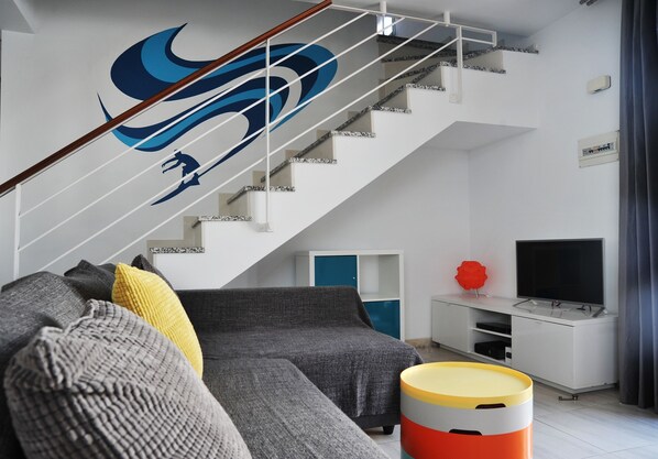 The Living room area