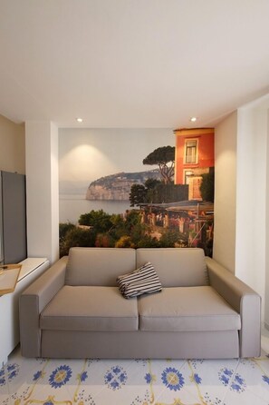 Large and comfortable double sofa bed designed for frequent use. 