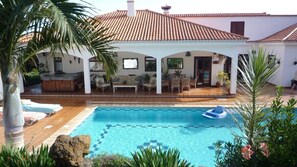 Pool area with Seating, Dining and Hot tub