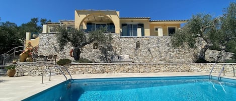 Villa Rosemary from the pool terrace