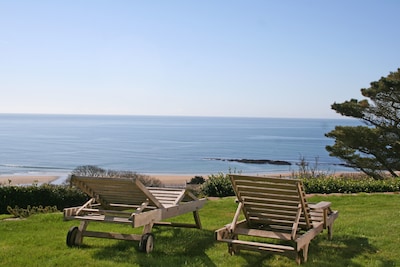 Luxury Devon holiday house by the beach with stunning panoramic seavie