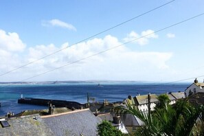 view out into the open sea and across the coast