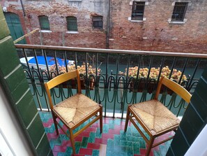 Our balcony and the canal below