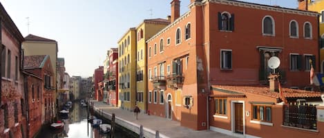 Our building facing the Battello Canal