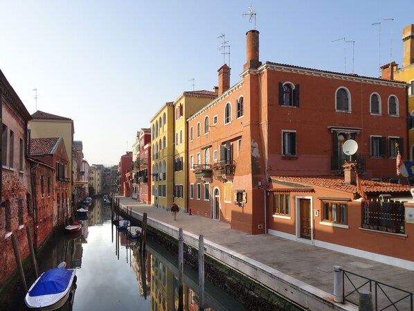 Our building facing the Battello Canal