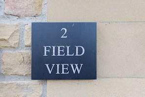 1 Field View - Cottage Sign