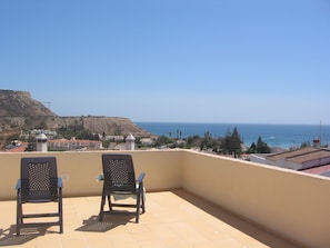 Roof terrace with stunning views