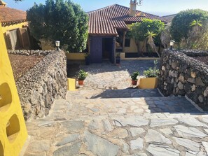 Front entrance, accessible via slope to avoid stairs.