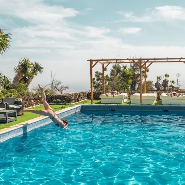 Pool area.
