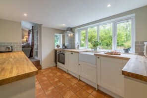 Ground floor: Bright, spacious modern kitchen